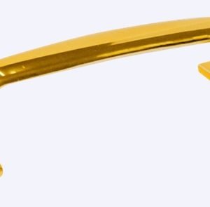 PUXADOR ZAMAC DZ 954 COMP. 120MM DOURADO AKROSUL