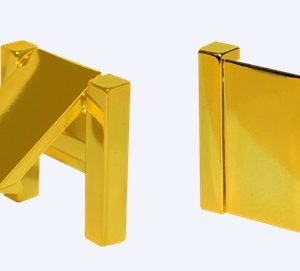 PUXADOR ZAMAC GANGORRA 32MM DOURADO AKROSUL