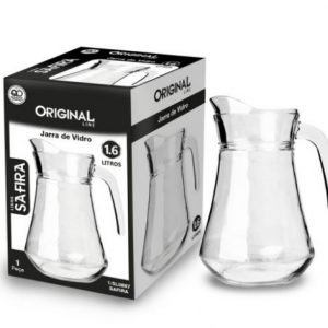 JARRA DE VIDRO 1,6 LITROS LINHA SAFIRA ORIGINAL SL0887