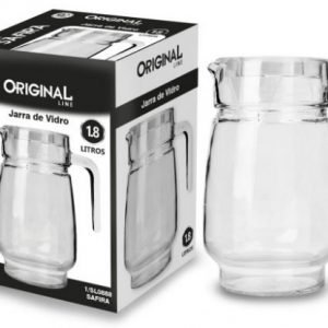 JARRA DE VIDRO 1,85 LITROS LINHA SAFIRA ORIGINAL SL0888