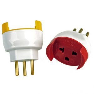 PINO ADAPT. UNIVER. COLOR 2P+T 10A COMPO C.CX604