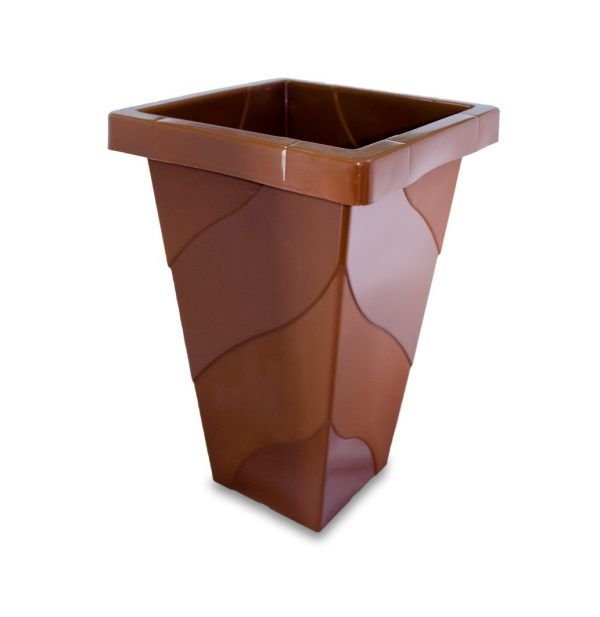 VASO QUADRADO COL. CERAMICA  29X29X44 19 LT  PNEW  PN112