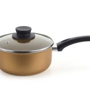 PANELA N 16  DOURADA GOLD C/TAMPA VIDRO  MULTIFLON