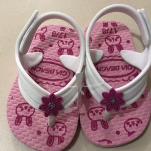 SANDALIA CIA BEACH  BABY COELINHA  17/18   ROSA/BRANC   WK12