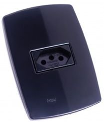 TOMADA UNIVERSAL 2P + T  (20A)  PEROLA NEGRA  RADIAL 1804176
