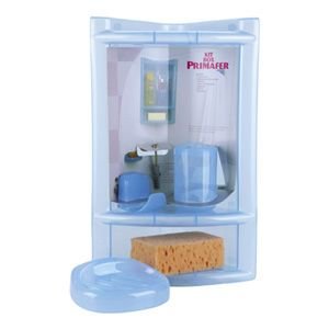 KIT BOX TRAN AZUL C/COPO SAB, GANCH PRIM 1016-10