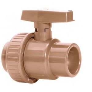 REGISTRO ESFERA SOLDAVEL MARROM  60 MM  UNIFORTTE