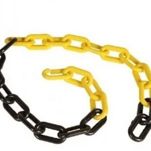 CORRENTE PVC ZEBRADA 8 MM C/50M METASUL M.4331