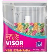 CORTINA BOX VINIL VISOR RET. NYLON  PLAST LEO  PL623/A