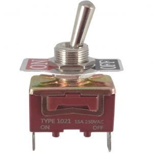 CHAVE ALAVANCA LIG/DESL 2POS 1P 15A FASTON SIBRATEC SI.1021A