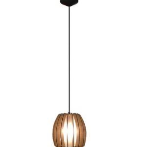PENDENTE BARI MINI 210 X 190 MM 40W E-27 CARVALHO ILUX 504CA