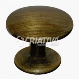 PUXADOR ZAMAC UNIFURO ZM5000 ROSCA M4 ANTIQUE BRILHO AKROSUL