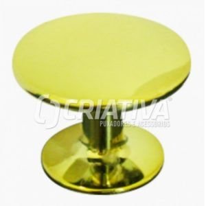 PUXADOR ZAMAC UNIFURO ZM5000 ROSCA M4 DOURADO BRILHO AKROSUL