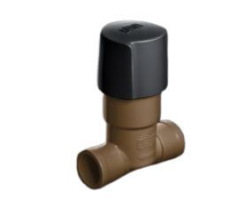 REGISTRO PVC FACILITA 25 MM MARROM HERC
