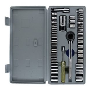 JOGO SOQUETES  1/4 E 3/8  (JG   C/40 PCS)     EDA    3FW