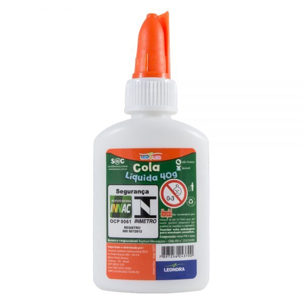 COLA BRANCA ESCOLAR LIQUIDA  40GR   LEOELEO  4370