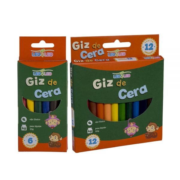 GIZ CERA 6 CORES FINO 8X88 C/12 CX LEOLEO 4505