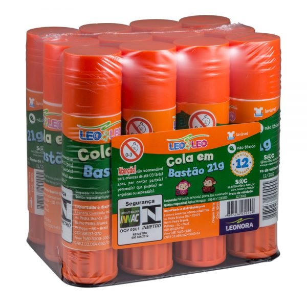 COLA BASTAO 21 GRAMAS EMB. C/12  LEOELEO 4544