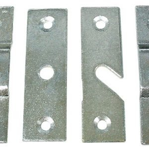 DOBRADIÇA P/ BANDEIROLA CROM PRETO LOTH 60039