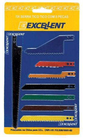 LAMINA P/SERRA TICO-TICO (JG C/ 8 ) EDA 7IX
