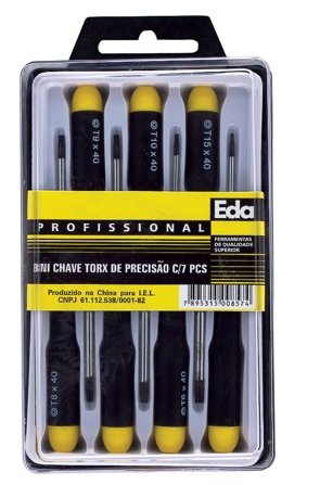 CHAVE TORX DE PRECISAO (JOGO C/ 7 )  EDA 8NI ##