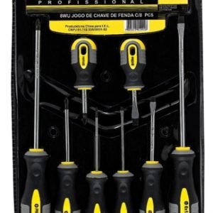 JOGO CHAVE FEN E PHIL 8 PÇS CRO.VAN. EDA 8WU