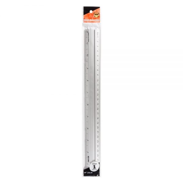 REGUA ALUMINIO 30CM LEOELEO 99001