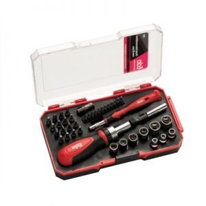 JOGO C/41 PCS  CHAVE C/CATRACA SOQUETE E BITS  EDA  9NZ ##