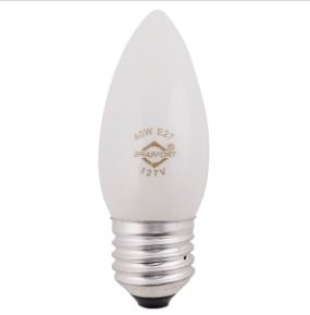 LAMPADA VELA 25 W 127 V BRASFORT B.8507