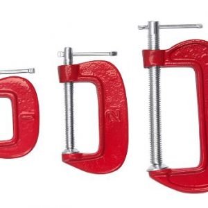 GRAMPO P/MARCENEIRO (KIT C/ 3 TAMANHOS) BRASFORT   B.8877