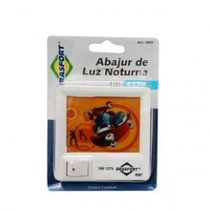 ABAJUR LUZ NOTURNA LED SKATE  110V BRASFORT  B.8987