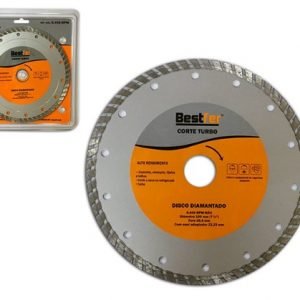 DISCO CORTE DIAMANTADO TURBO  7   BESTFER    BFH1490