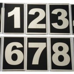 NUMERO ALUMINIO ESPELHADO 15CM   6 DEC156