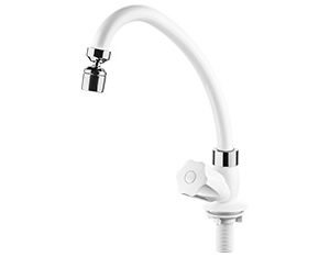 TORNEIRA MESA BICA MOVEL MARBELLA BRANCO C/AREJADOR ART HERC