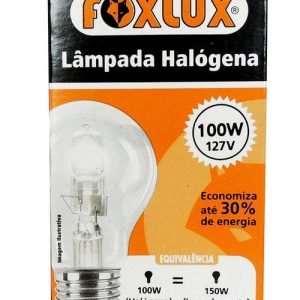 LAMPADA HALOGENA CLARA 42W 110V FOXLUX HC42.1