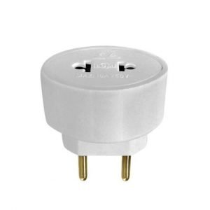 PINO ADAPTADOR  2P UNIVERSAL BRANCO ILUM I.12121