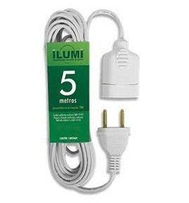 EXTENSAO PROLONG.(RABICHO) 10 MT  CINZA ILUMI  I.16816