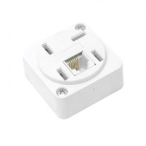 TOMADA EXTER.TELEF C/ PLUG AME BRAN ILUM I.2550