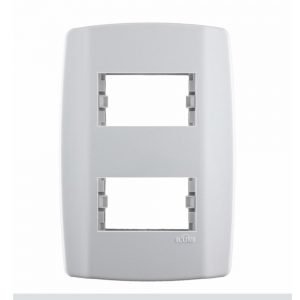 PLACA 4X2 2 MODULO SEP C/ SUPOR SLIM IL I.82080