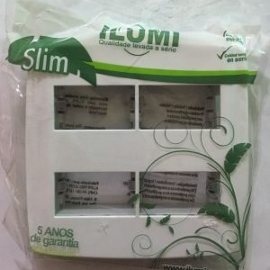 PLACA 4X4 2 + 2 MODULOS SEPARADOS HORIZON SLIM ILUMI I.83070