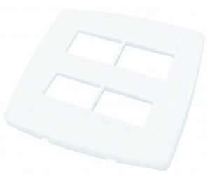 PLACA 4X4 P/ 4 MOD. DISTAN. PEROLA RADIA R703008