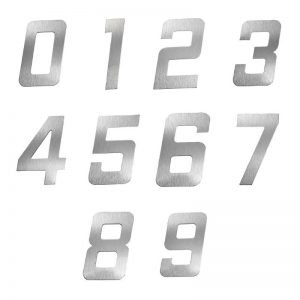 NUMERO RESIDENCIAL ALUMINIO (7) U.000-7