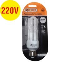 LAMPADA FLUOR. COMPACTA 20 W 110V FOXLUX UB20.1