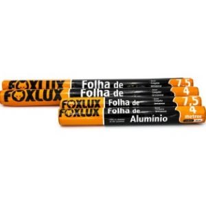 FOLHA DE ALUMINIO  65 MT X 45CM    FOXLUX     UD1106