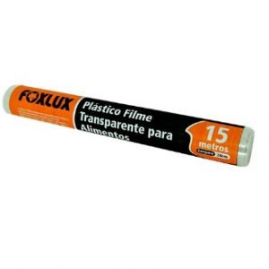 FILME DE PVC TRANSPARENTE  28CMX 15MT   FOXLUX   UD0603N