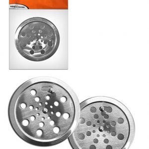 GRELHA RALO INOX REDONDO C/FECHAMENTO 100MM   BESTFER 1153