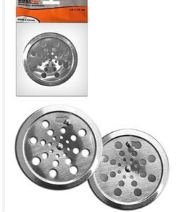 GRELHA RALO INOX REDONDO C/FECHAMENTO 150MM   BESTFER 1155