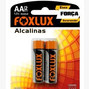 PILHA ALCALINA MEDIA CARTELA C/2 FOXLUX FX9505