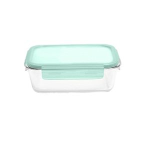 POTE RETANGULAR DE VIDRO 400 ML PLASVALE PV90214600