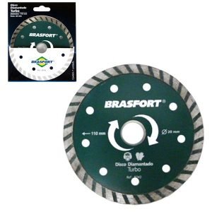 DISCO DIAM. TURBO 110 X 20MM BRASFORT B.8242